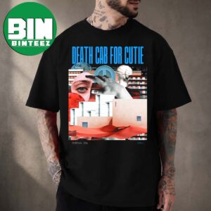 Death Cab for Cutie Show Poster At The Greek Theatre In Los Angeles California Night 2 On August 3 Built You A Tower World Tour 2026 Vintage T-Shirt