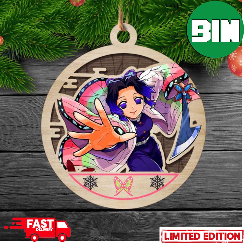 Demon Slayer Shinobu Kocho Christmas Tree Gift For Fans Xmas Decorations Ornament Demon Slayer Shinobu Kocho Christmas Tree Gift For Fans Xmas Decorations Ornament
