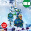 Detroit Pistons NBA Custom Name Grinch Candy Cane Tree Decorations Christmas 2023 Ornament