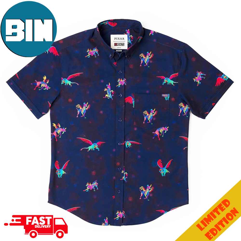 Disney And Pixar Coco Dante Y Pepita RSVLTS Summer Hawaiian Shirt Disney And Pixar Coco Dante Y Pepita RSVLTS Summer Hawaiian Shirt