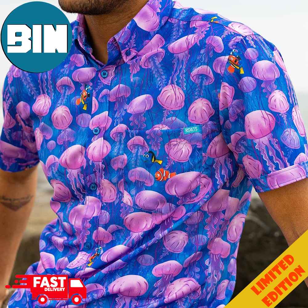 Disney And Pixar Finding Nemo Jellyfish Summer RSVLTS Summer Hawaiian Shirt Disney And Pixar Finding Nemo Jellyfish Summer RSVLTS Summer Hawaiian Shirt