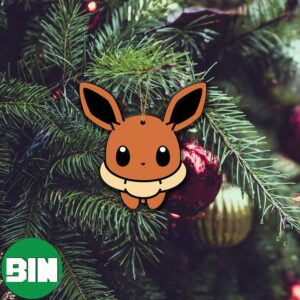 Eevee Custom Shape Decorations Pokemon Christmas Gift Tree Decor Ornament