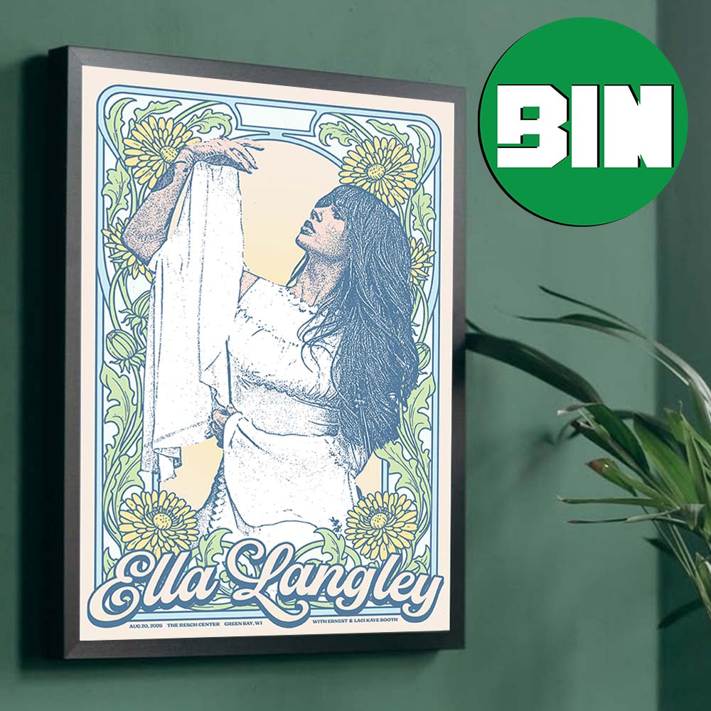 Ella Langley Green Bay WI Event Poster At The Resch Center In Green Bay WI On August 20 2026 Home Decor Poster Canvas Ella Langley Green Bay WI Event Poster At The Resch Center In Green Bay WI On August 20 2026 Home Decor Poster Canvas