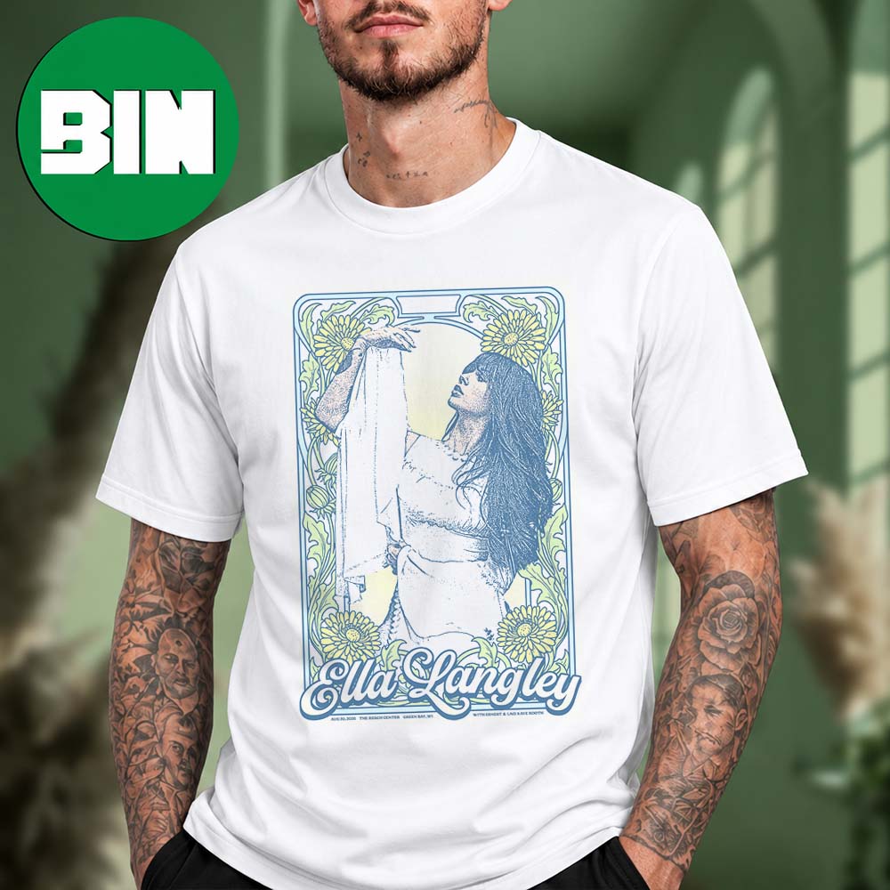 Ella Langley Green Bay WI Event Poster At The Resch Center In Green Bay WI On August 20 2026 Unisex T-Shirt Ella Langley Green Bay WI Event Poster At The Resch Center In Green Bay WI On August 20 2026 Unisex T-Shirt