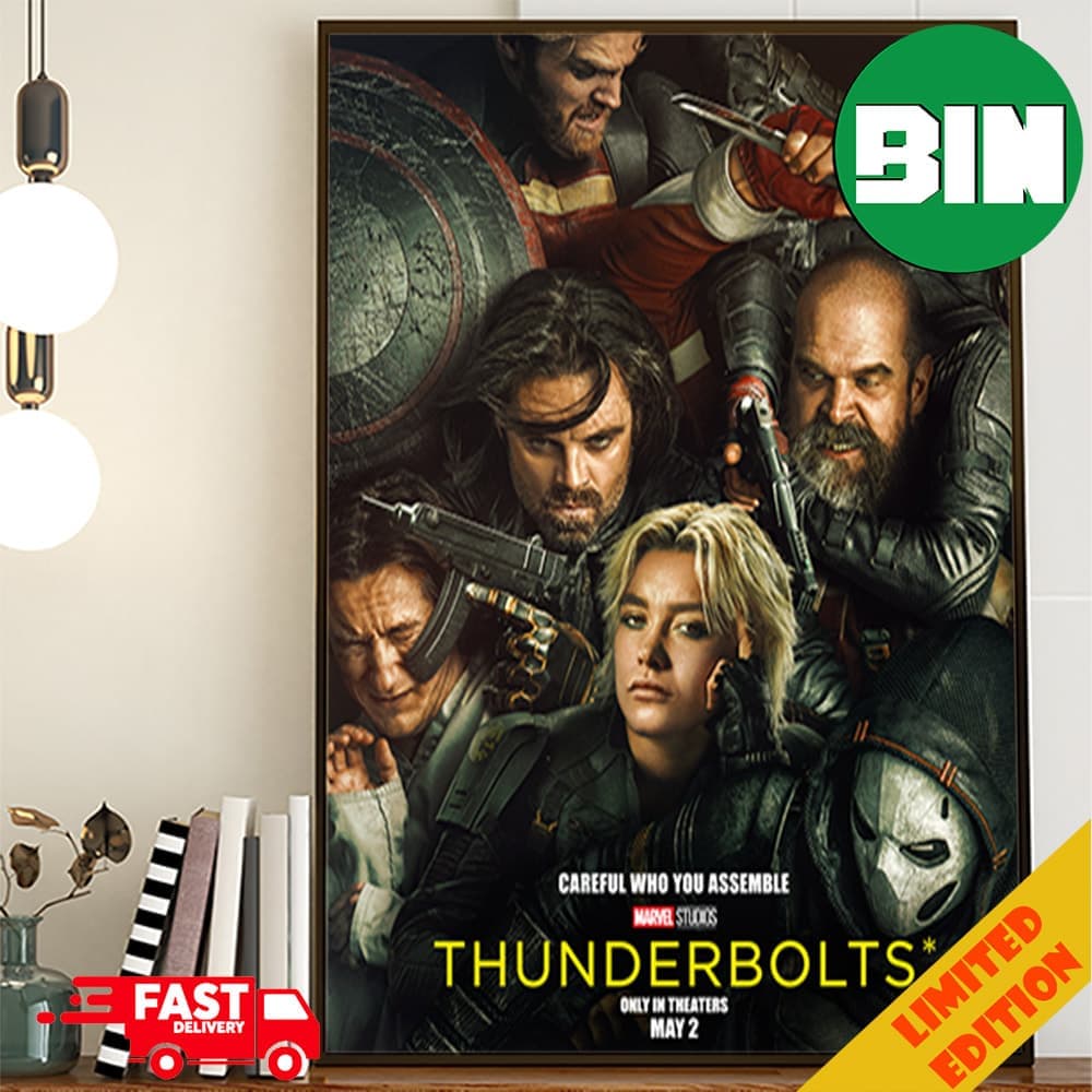 Experience Marvel Studios Thunderbolts Careful Who You Assemble May 2 2025 Poster Canvas Experience Marvel Studios Thunderbolts Careful Who You Assemble May 2 2025 Poster Canvas