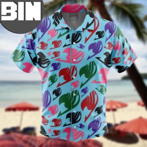 Fairy Tail Insignia Fairy Tail Anime Hawaiian Shirt
