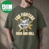 Foo Fighters Retro Skeleton Tour 2026 Tee US Tour Dates Two Sided Charcoal T-Shirt
