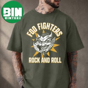 Foo Fighters Rock And Roll Lucifer Artwork 2026 Unisex T-Shirt