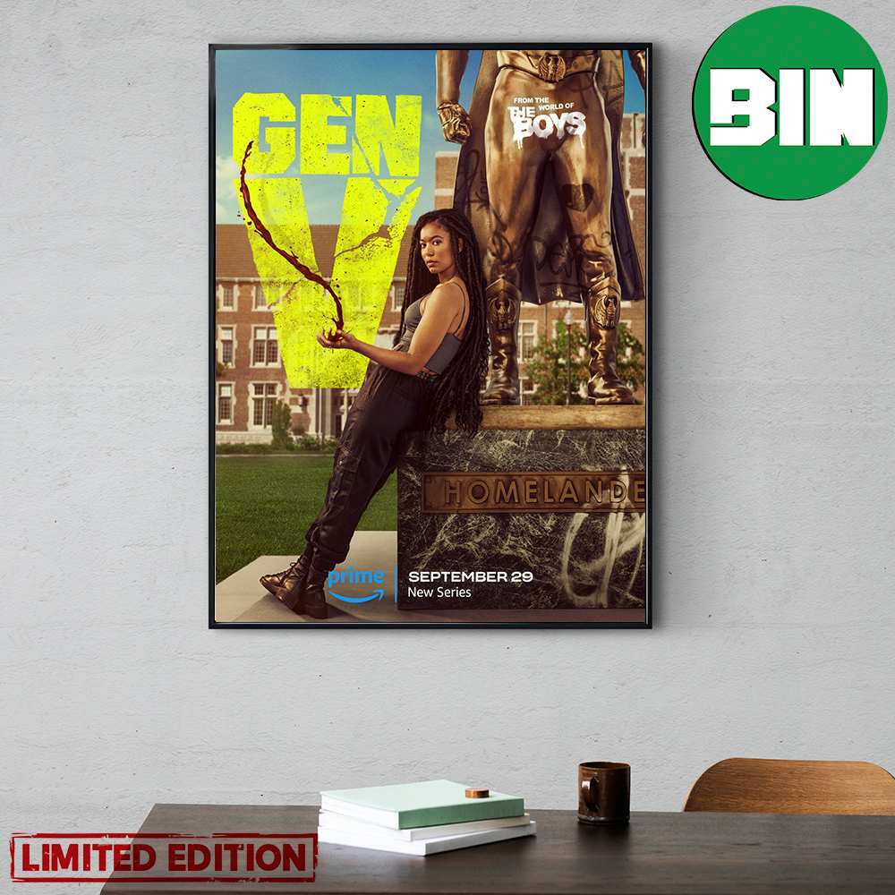 Gen V New Poster From The World Of The Boys Poster Canvas Gen V New Poster From The World Of The Boys Poster Canvas