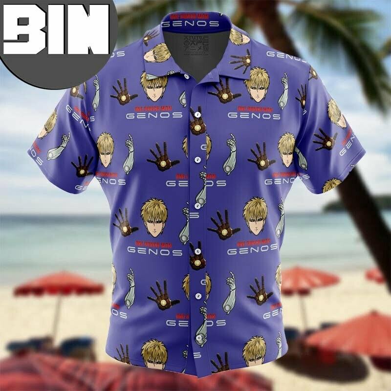 Genos One Punch Man Anime Hawaiian Shirt Genos One Punch Man Anime Hawaiian Shirt