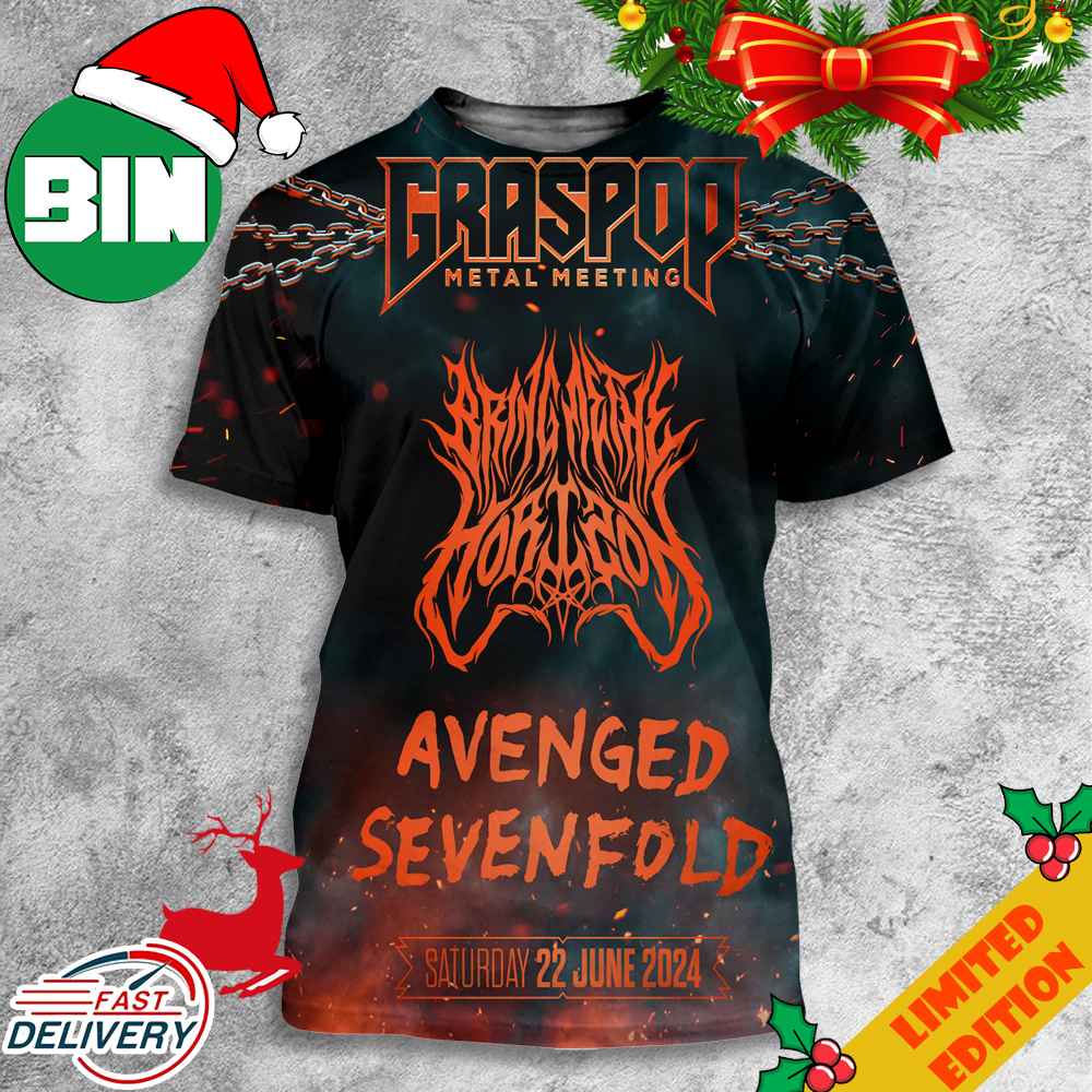 Graspop Metal Meeting The GMM24 Lineup With Two Powerhouse Bring Me The Horizon Avenged Sevenfold Saturday 22 June 2024 3D T-Shirt Graspop Metal Meeting The GMM24 Lineup With Two Powerhouse Bring Me The Horizon Avenged Sevenfold Saturday 22 June 2024 3D T-Shirt