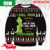 Grinch Hand For Nurse Ugly Christmas Sweater