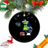 Grinch Santa Cincinnati Bengals Toilet Christmas Ornament
