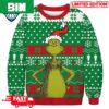 Grinch I Will Drink Jagermeister Everywhere Ugly Christmas Sweater