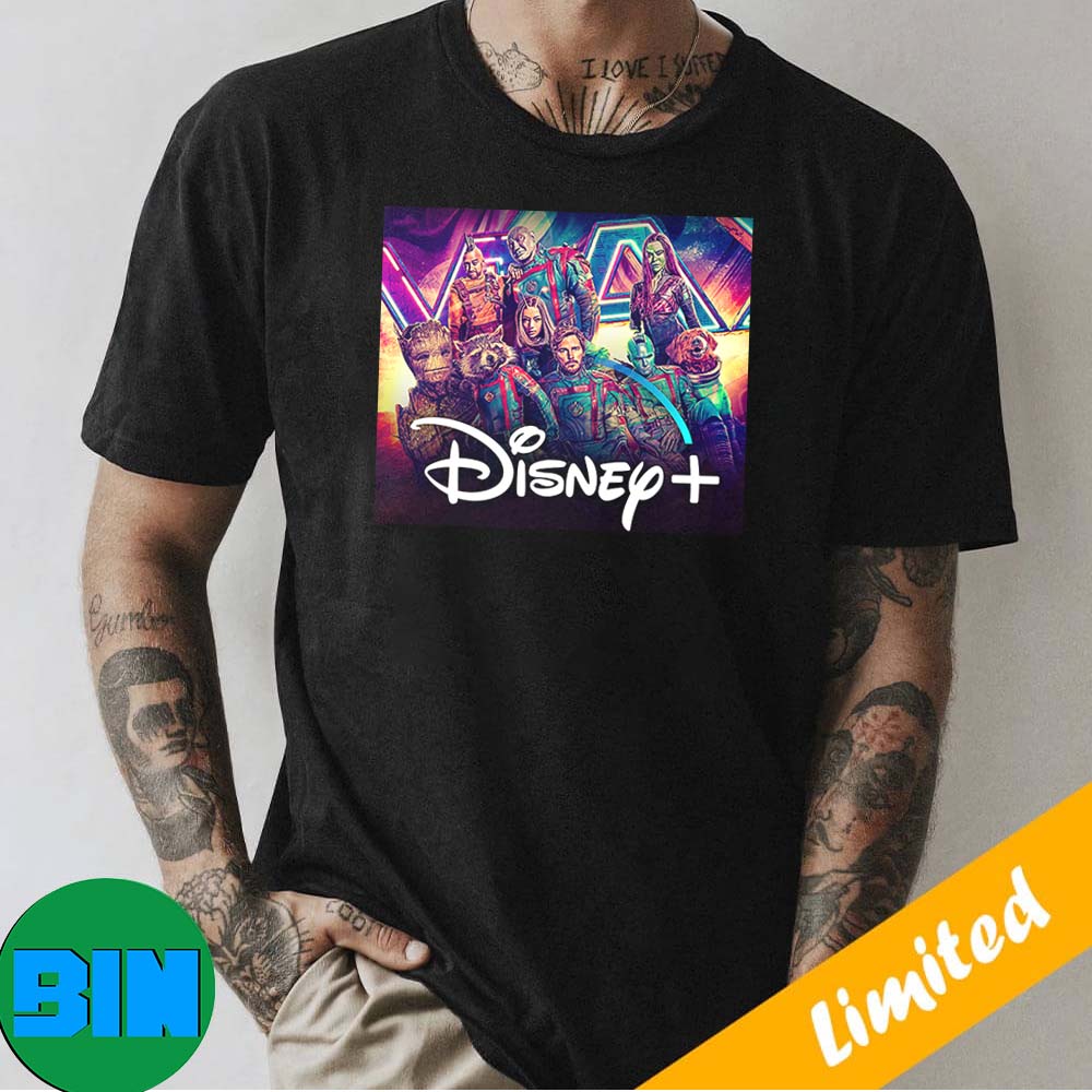 Guardians Of The Galaxy Vol 3 x Disney Plus Coming Soon Classic T-shirt Guardians Of The Galaxy Vol 3 x Disney Plus Coming Soon Classic T-shirt