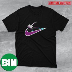 Gwen Stacy Spider Gwen Spider-Man Across The Spider Verse x Nike Swoosh Logo Fan Gifts T-Shirt