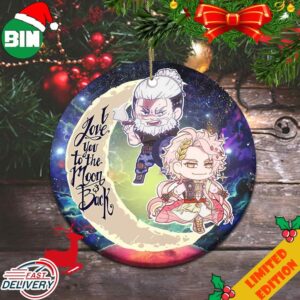 I Love You To The Moon And Back Shuumatsu No Valkyrie Record Of Ragnarok Apollo And Leonidas Christmas Ornament
