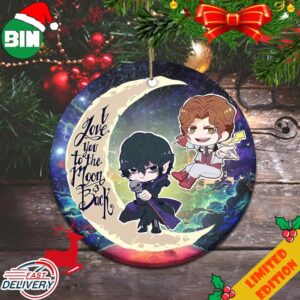 I Love You To The Moon And Back Shuumatsu No Valkyrie Record Of Ragnarok Beelzebub And Tesla Christmas Ornament