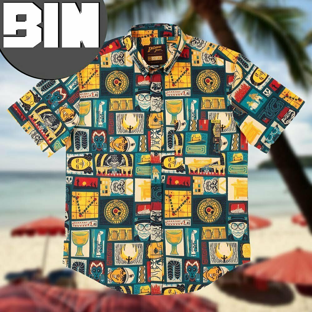 Indiana Jones Tikiana Jones Hawaiian Shirt Indiana Jones Tikiana Jones Hawaiian Shirt