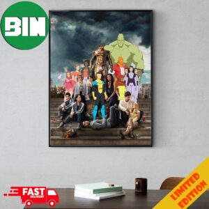 Invincible Season 2 And Gen V Prime Video Movie Big Program Today 2023 Poster Canvas