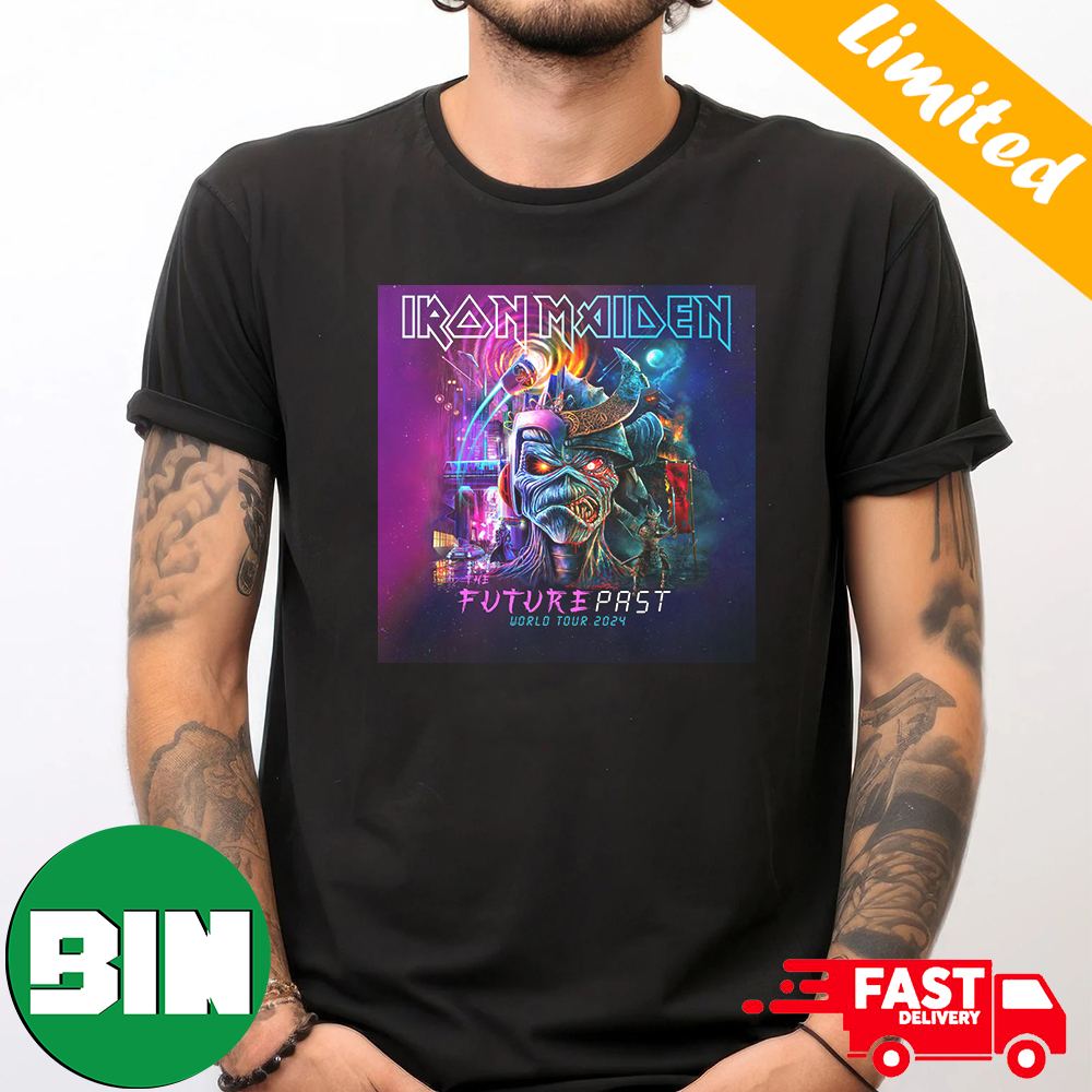 Iron Maiden The Future Past Tour World Tour 2024 New Zealand 16th September Spark Arena Ackland T-Shirt Iron Maiden The Future Past Tour World Tour 2024 New Zealand 16th September Spark Arena Ackland T-Shirt
