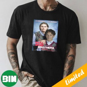 Jack Hughes x Luke Hughes Real Not Step Brothers They Grow Up So Fast Funny National Siblings Day New Jersey Devils Fan Gifts T-Shirt