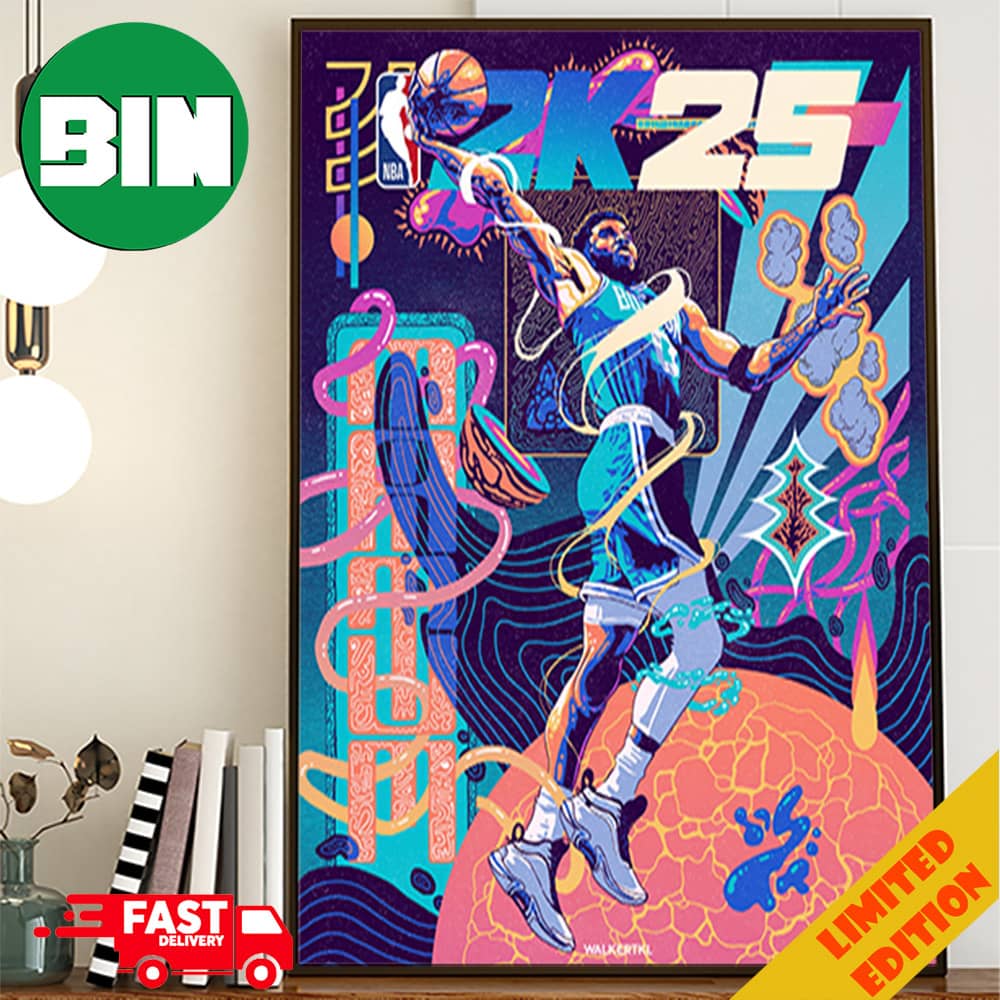 Jayson Tatum NBA 2K25 Limited Covers Edition By WalkerTKL Poster Canvas Jayson Tatum NBA 2K25 Limited Covers Edition By WalkerTKL Poster Canvas