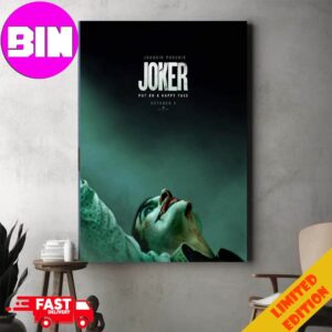Joker Folie A Deux With Joaquin Phoenix And Lady Gaga Joker 2 Official Releases On October 2024 Home Decor Poster Canvas
