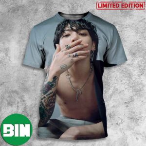 Jungkook Mesmerizes For His New Single Seven BTS 3D T-Shirt