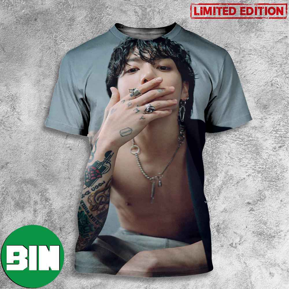 Jungkook Mesmerizes For His New Single Seven BTS 3D T-Shirt Jungkook Mesmerizes For His New Single Seven BTS 3D T-Shirt