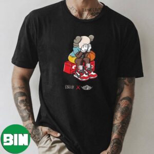Kaws x Air Jordan 1 High OG Chicago Sneaker Concepts T-Shirt