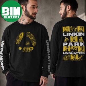 Linkin Park UNSHATTER 2026 Band Photo Logo For The Hardest Part Of Ending Is Starting Again Long Sleeve T-Shirt