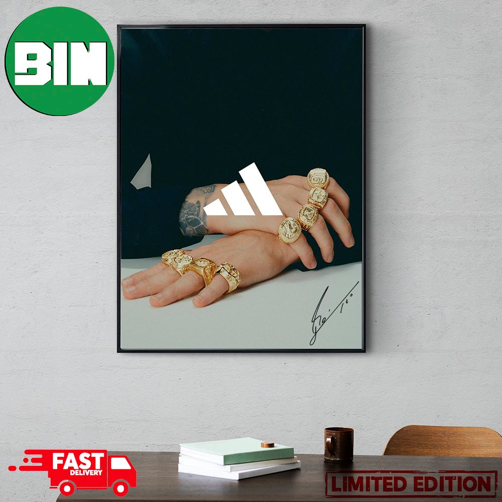 Lionel Messi Hand For Adidas Celebrating His Eighth Career Ballon d’Or 2023 Congratulations Signature Poster Canvas Lionel Messi Hand For Adidas Celebrating His Eighth Career Ballon d’Or 2023 Congratulations Signature Poster Canvas