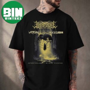Lorna Shore at Riverstage in Brisbane Australia October 23 2026 Dark Cloaked Figure Graphic Concert Poster T-Shirt Band Tour Merch Gift For Rock Fan