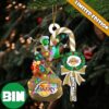Los Angeles Kings NHL Grinch Candy Cane Custom Name Xmas Gifts Christmas Tree Decorations Ornament