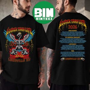 Louder Than Life 2026 America’s Largest Rock And Metal Festival In Louisville KY On September 17-20 Fire Phoenix Tee Two Sided Unisex T-Shirt