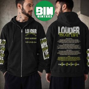 Louder Than Life 2026 Festival For Louisville KY On September 17-20 2026 Toxic Glow Zip Hoodie T-Shirt