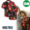 Luffy’S Wano Pattern One Piece Anime Hawaiian Shirt