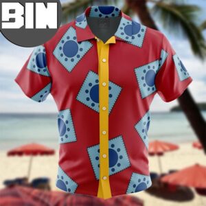 Luffy’S Wano Pattern One Piece Anime Hawaiian Shirt