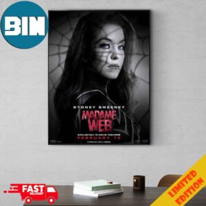 Madame Web New Posters Sydney Sweeney Movie Theaters February 14 Poster Canvas
