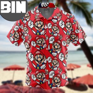 Mario Super Mario Anime Hawaiian Shirt