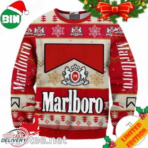 Marlboro Brand Of Cigarettes Ugly Christmas Sweater