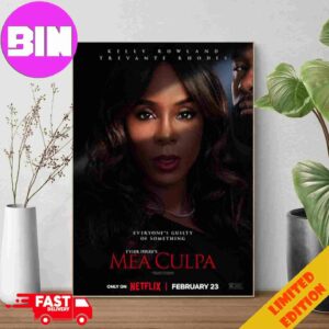 Mea Culpa On Netflix 23 Feb 2024 Film Poster Canvas