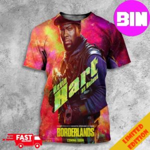 Meet Roland Kevin Hart Stars In Borderlands Movie Chaos Loves Company 3D T-Shirt
