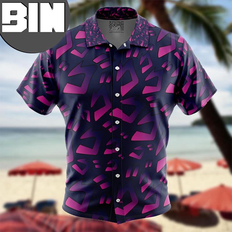 Menacing Aura Jojo’S Bizarre Adventure Anime Hawaiian Shirt Menacing Aura Jojo’S Bizarre Adventure Anime Hawaiian Shirt