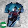 Miles Morales Spider Man Across The SpiderVerse Ninja Style 3D T-Shirt