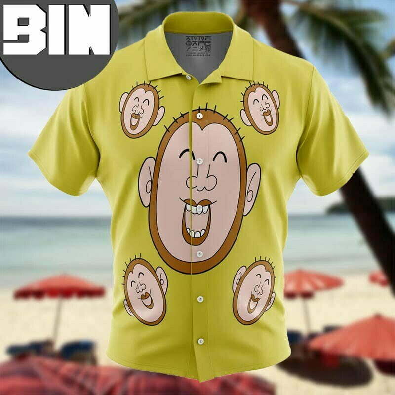 Mob Monkey Shirt Mob Psycho 100 Anime Hawaiian Shirt Mob Monkey Shirt Mob Psycho 100 Anime Hawaiian Shirt