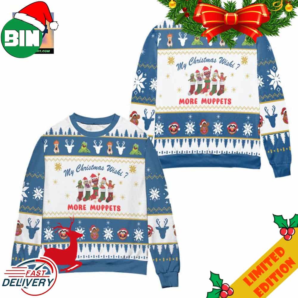 More Muppets My Christmas Wish Ugly Christmas Sweater More Muppets My Christmas Wish Ugly Christmas Sweater