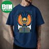 On August 22 2026 In Flames Show Poster Tonight By Carin Hazmat For Goteborg Brinner At Frihamnen In Gothenburg Sweden Two Sided Black T-Shirt