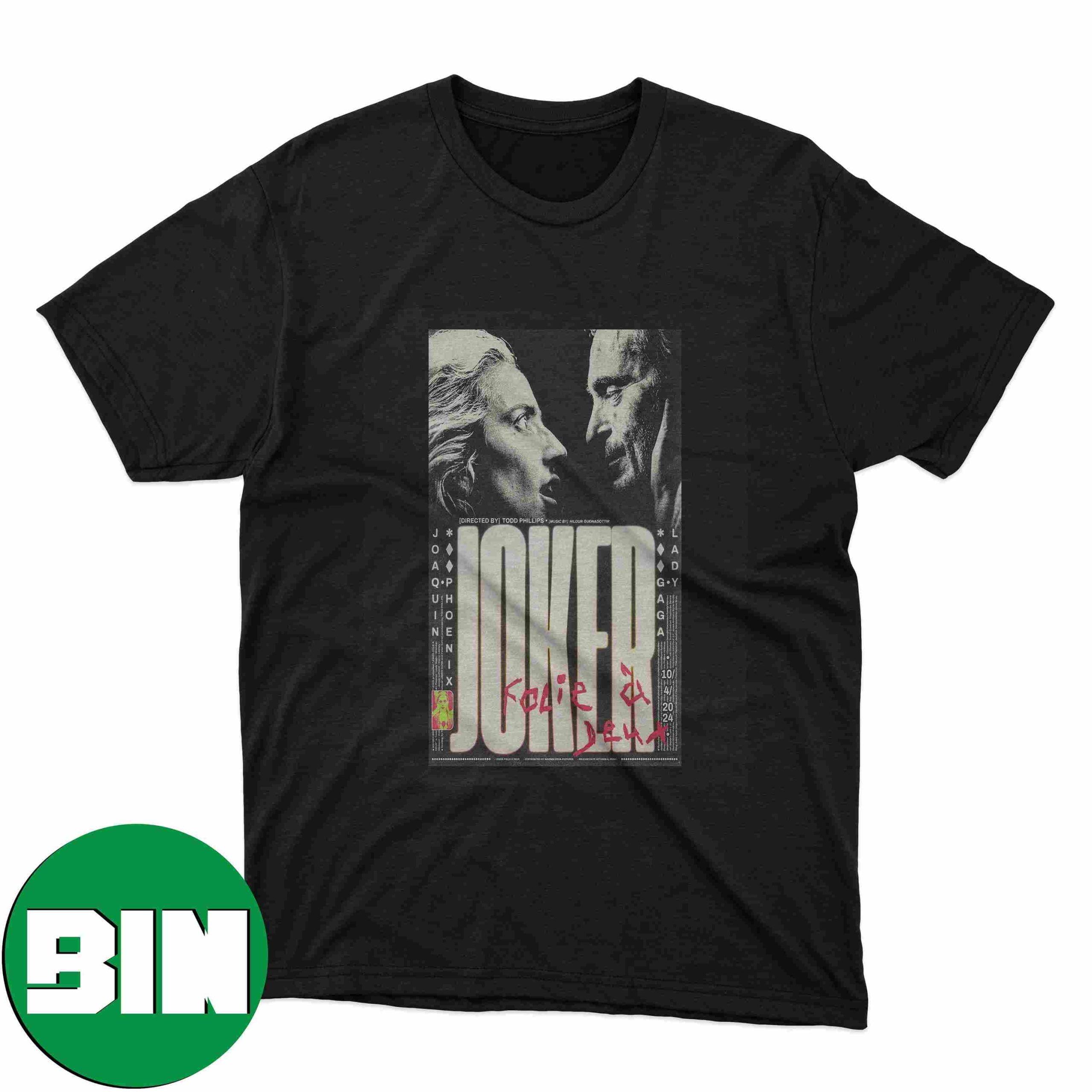 My Alternative Movie Poster For Joker Folie A Deux Joker 2 Fan Gifts T-Shirt My Alternative Movie Poster For Joker Folie A Deux Joker 2 Fan Gifts T-Shirt